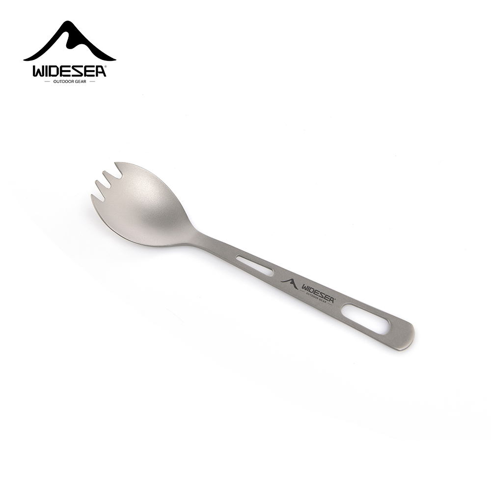 Kitchen Q - Widesea Camping Cooking Set Spork Titanium