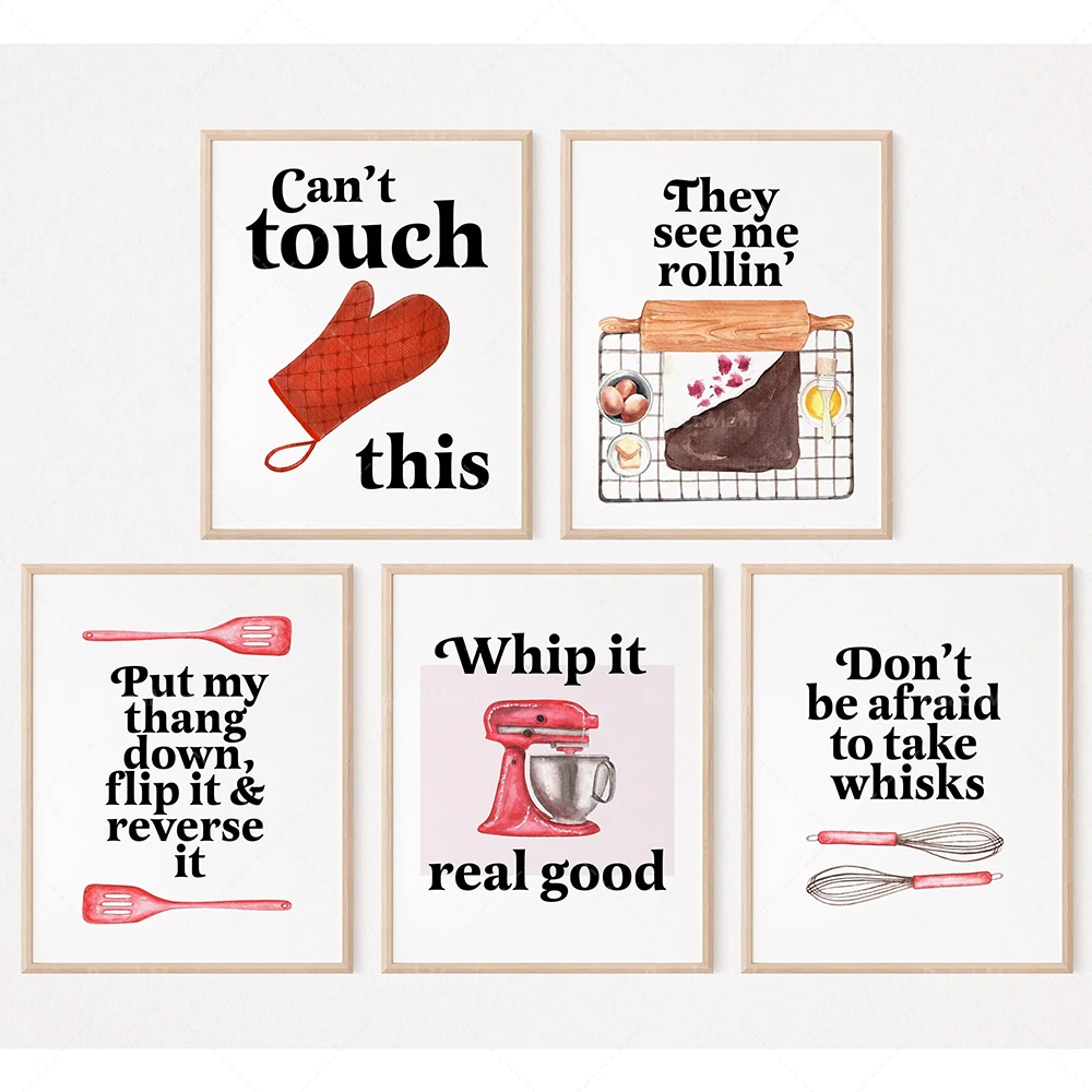 Funny Baking Quotes Posters, F - đánh giá và giá Kitchen Baking Wall Art