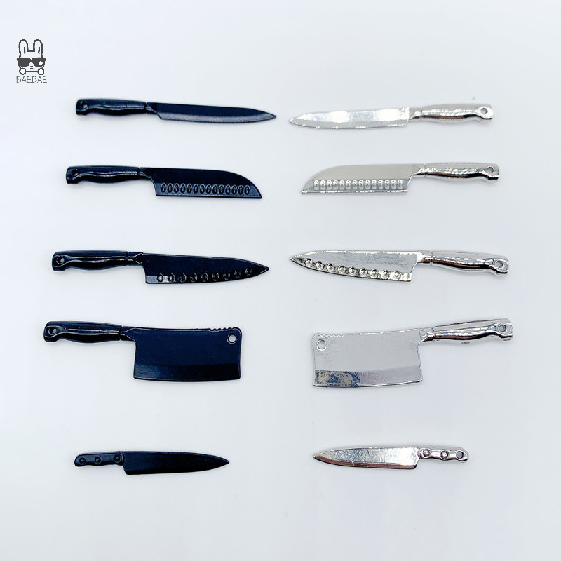 1/12 Dollhouse Mini Knives Mod - đánh giá và giá Kitchen Q