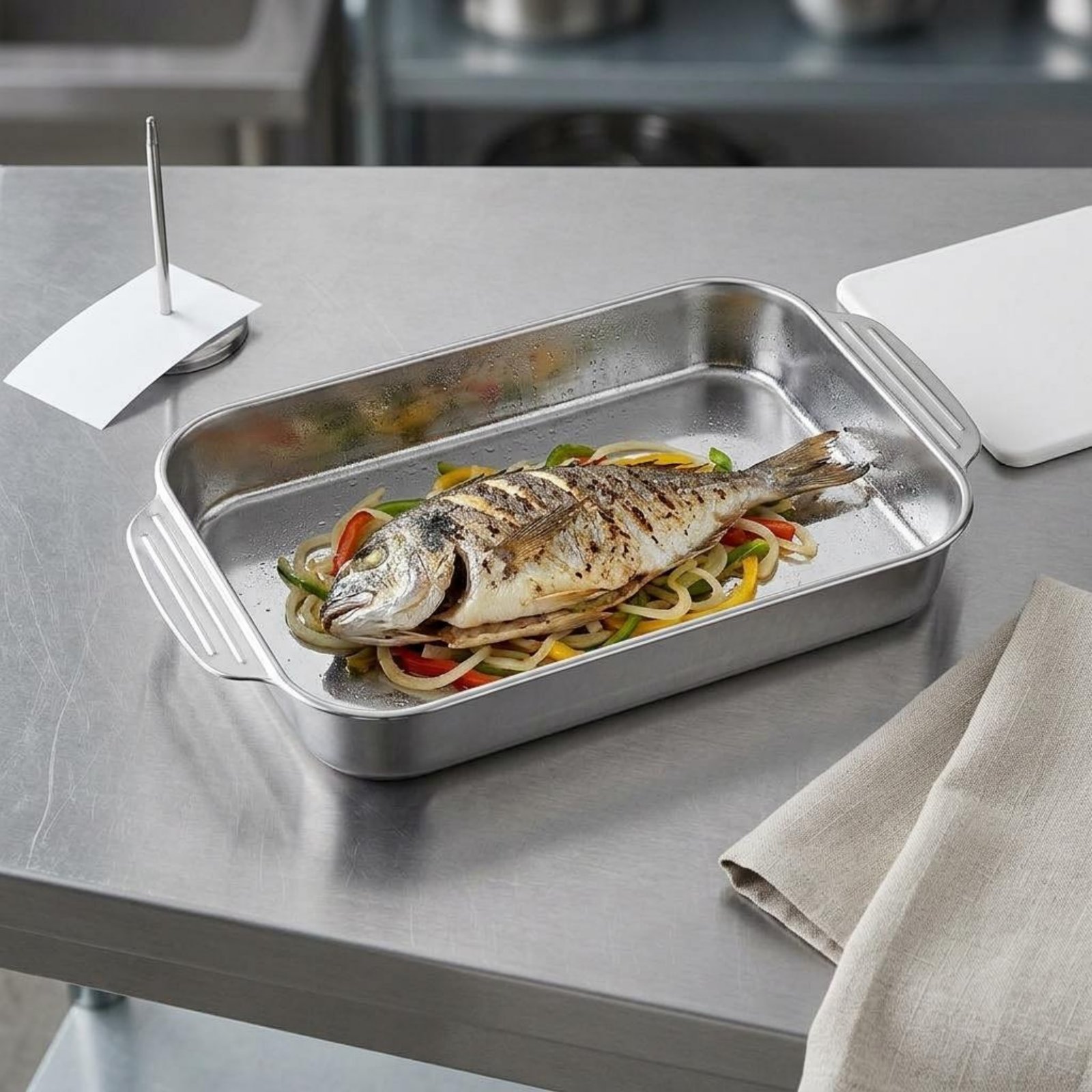 Stainless Steel Roasting Pan R - đánh giá và giá Kitchen Baking Corner