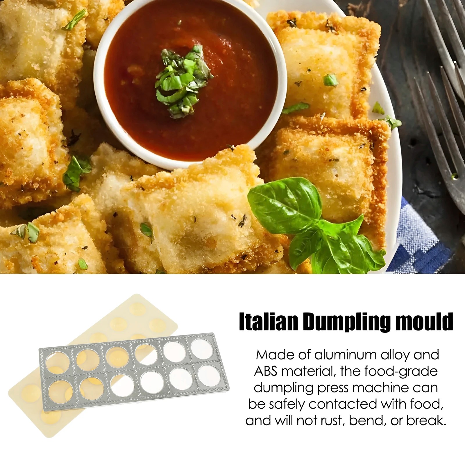 Dumpling Mold 12 Holes Ravioli - đánh giá và giá Kitchen Q