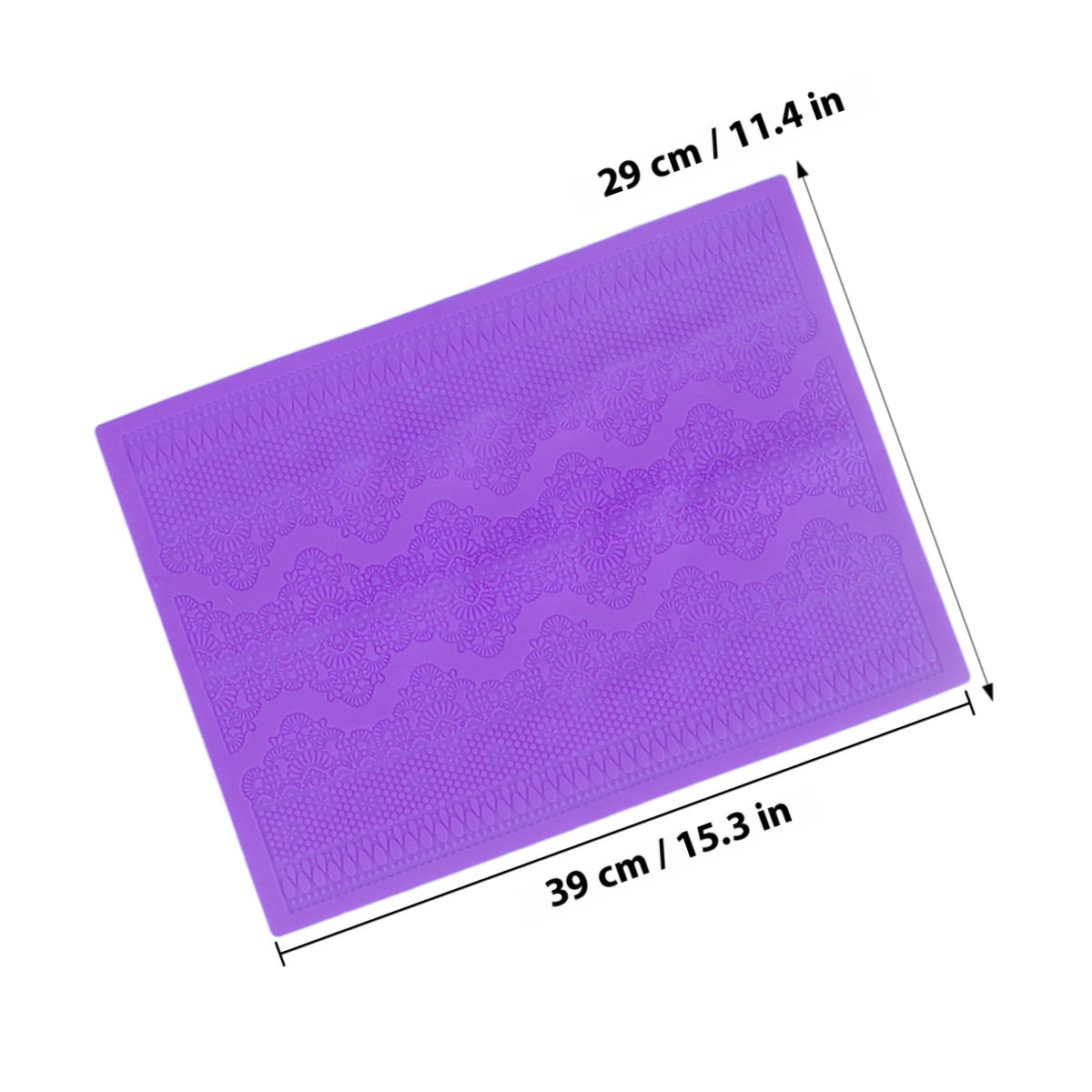 1pcs Silicone Mat Purple Food- - đánh giá và giá Kitchen Baking Cake