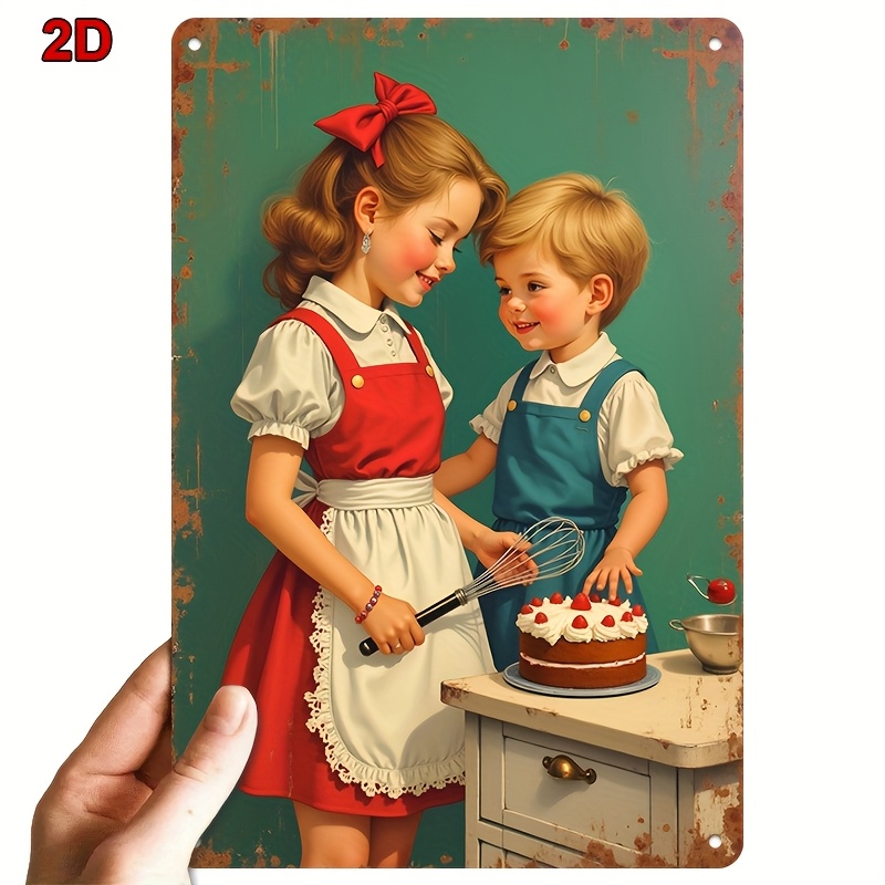 8x12Inch Metal Tin Sign Siblin - đánh giá và giá Kitchen Baking Wall Art