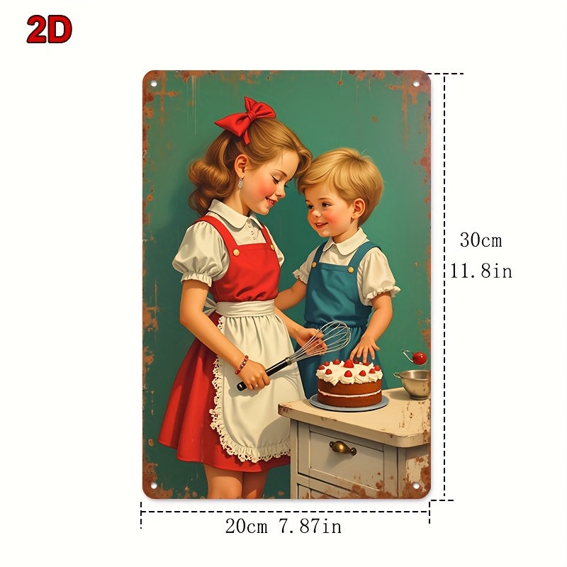 8x12Inch Metal Tin Sign Siblin - đánh giá và giá Kitchen Baking Wall Art