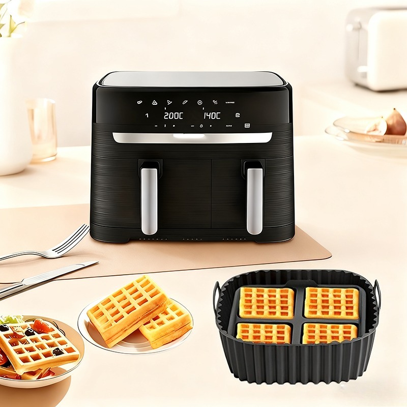Baking Kit - Square Air Fryer  - đánh giá và giá Kitchen Baking Kit