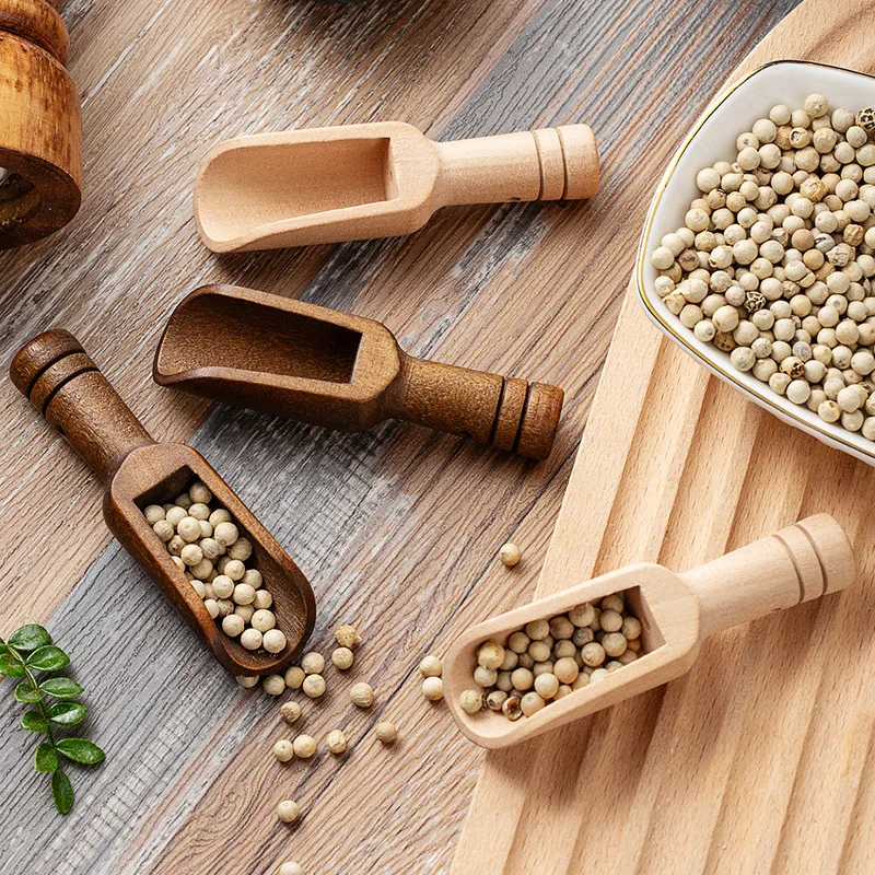 2/5PCS Wooden Coffee Scoop Set - đánh giá và giá Kitchen Baking Kit