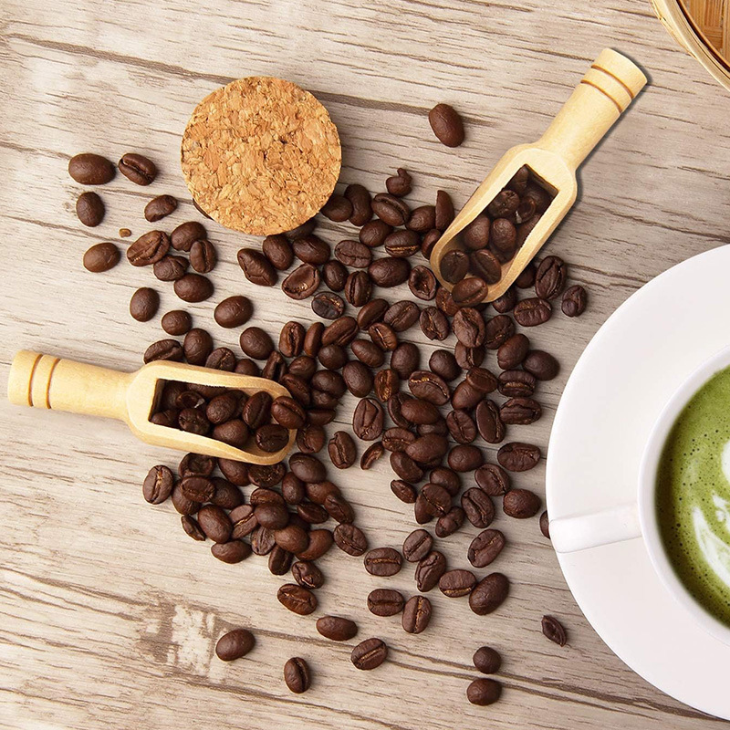 2/5PCS Wooden Coffee Scoop Set - đánh giá và giá Kitchen Baking Kit