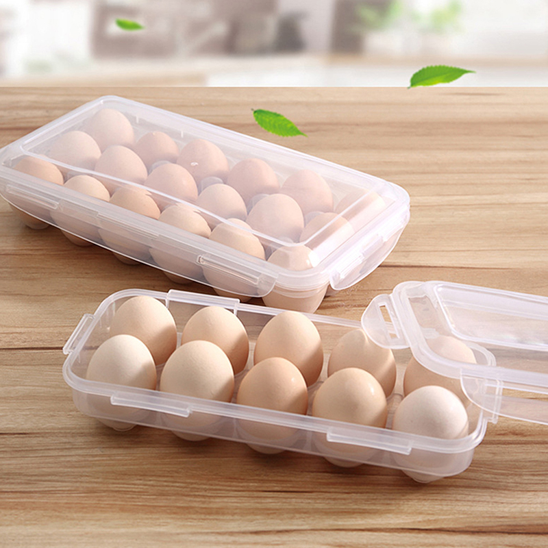 1/2pc 10Grids Egg Storage Box  - đánh giá và giá Kitchen Q