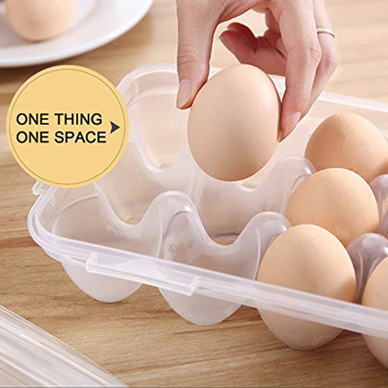 1/2pc 10Grids Egg Storage Box  - đánh giá và giá Kitchen Q