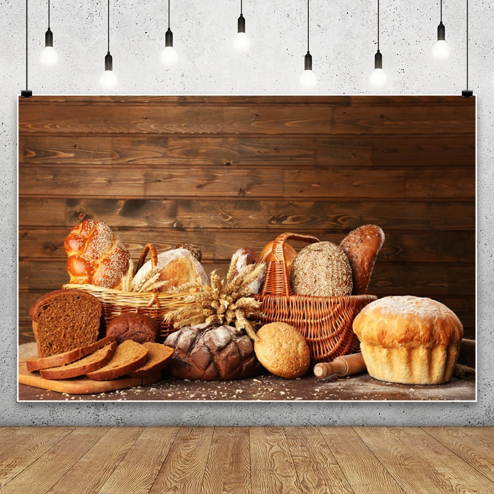 Wooden Planks Backdrop Baking  - đánh giá và giá Kitchen Baking Photoshoot