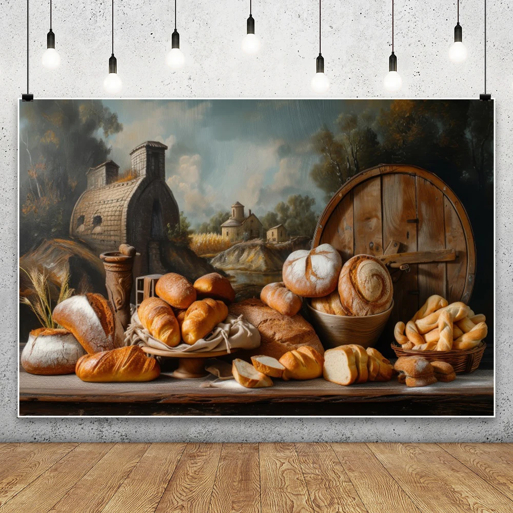 Wooden Planks Backdrop Baking  - đánh giá và giá Kitchen Baking Photoshoot