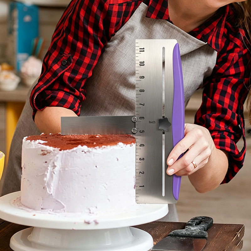 Stainless Steel Cake Scraper I - đánh giá và giá Kitchen Baking Corner