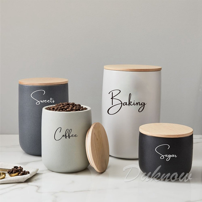 Kitchen Organization Canister  - đánh giá và giá Kitchen Baking Wall Art