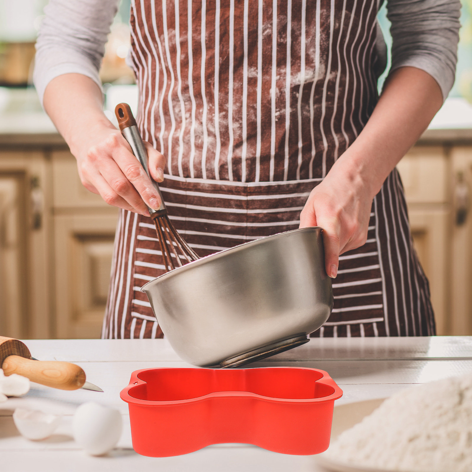 Flexible Red Bone Shaped Silic - đánh giá và giá Kitchen Baking Equipment