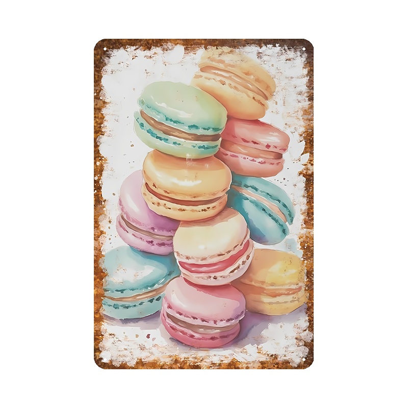 2D Flat, 4pcs Dessert Baking W - đánh giá và giá Kitchen Baking Wall Art
