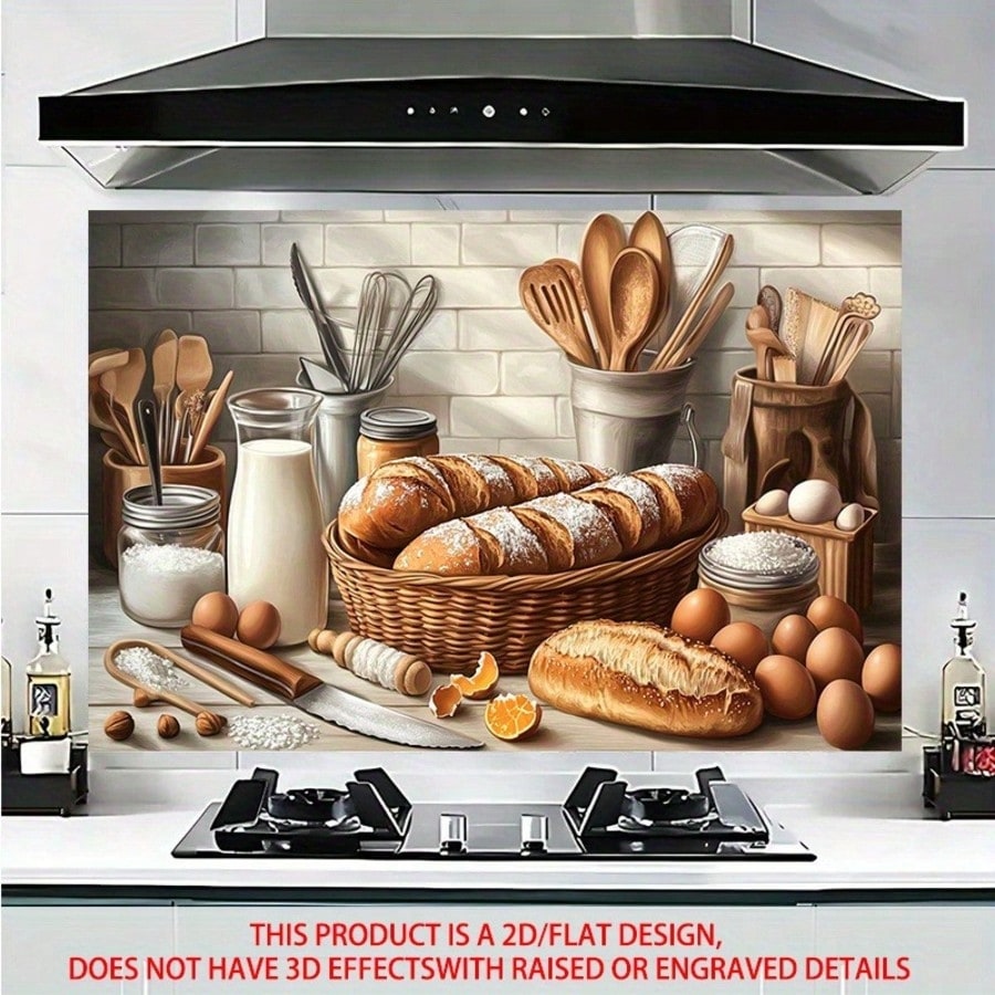 2D Self Adhesive PVC Wall Deca - đánh giá và giá Kitchen Baking Wall Art