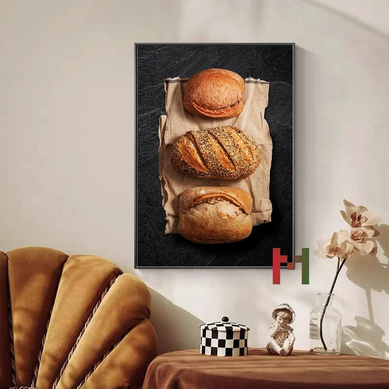 Food Kitchen Blackboard Bread  - đánh giá và giá Kitchen Baking Wall Art