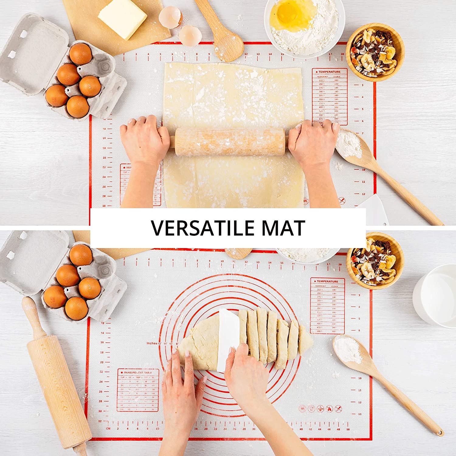 80/70/60cm Large Silicone Baki - đánh giá và giá Kitchen Roll Baking